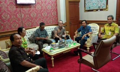 koordinasi smart banjar kepada I.B.Charma