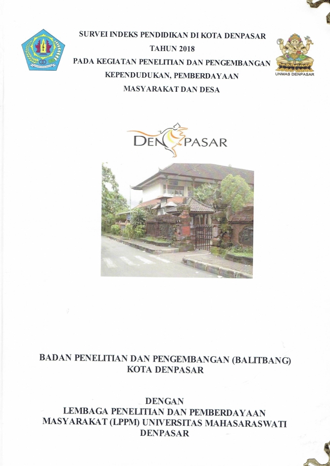 Survei Indeks Pendidikan Di Kota Denpasar Tahun 2018