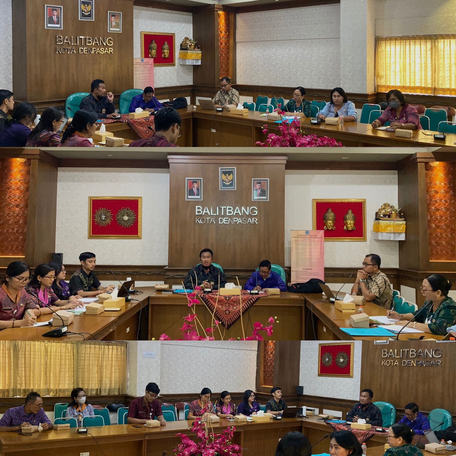 Rapat Koordinasi terkait Rencana Kegiatan Kajian Penanggulangan Inflasi di Kota Denpasar Tahun 2023 dengan LPPM Universitas Udayana