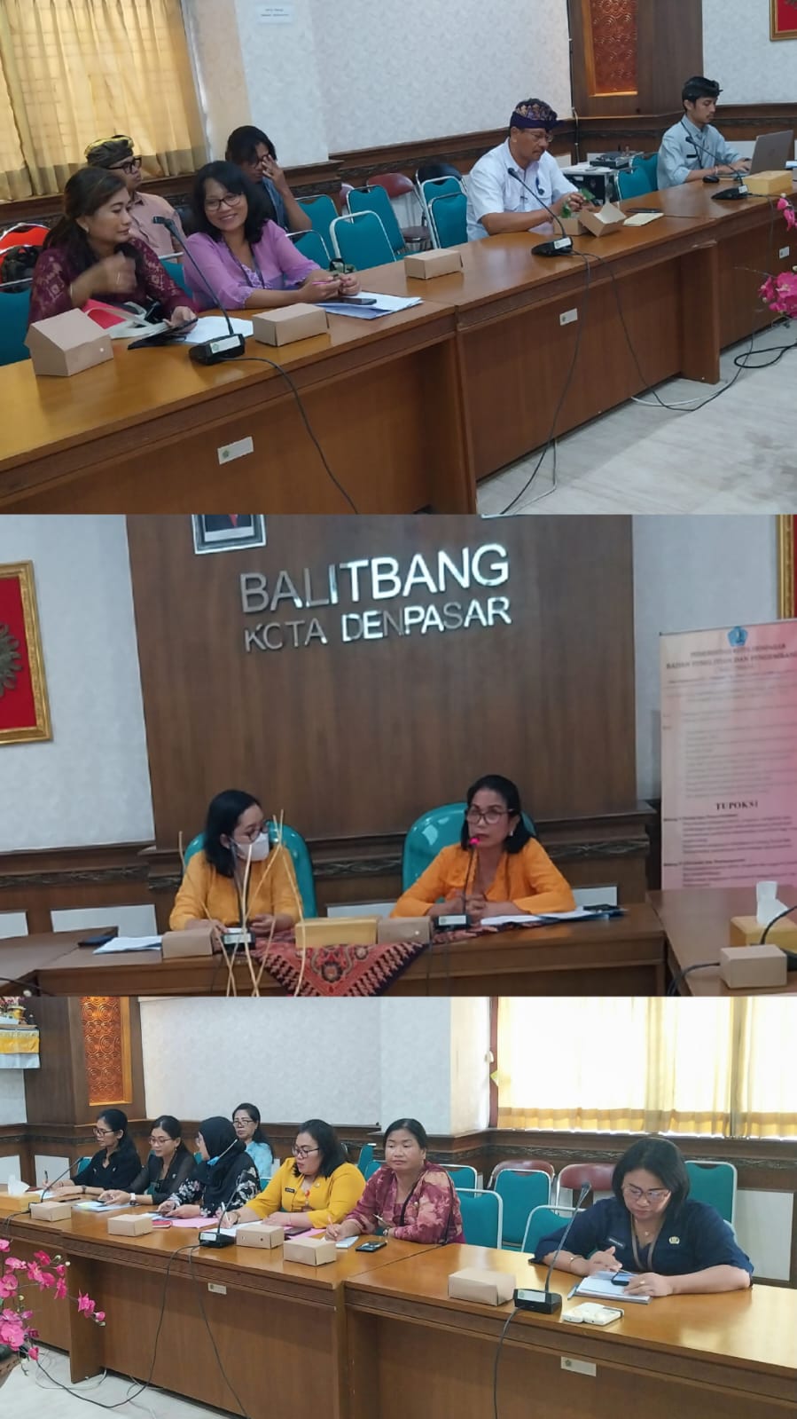 Rapat Progres Pengumpulan Data Kajian Diversifikasi Konsumsi Pangan Masayarakat Dengan Tingkat Pendapatan Keluarga Di Kota Denpasar