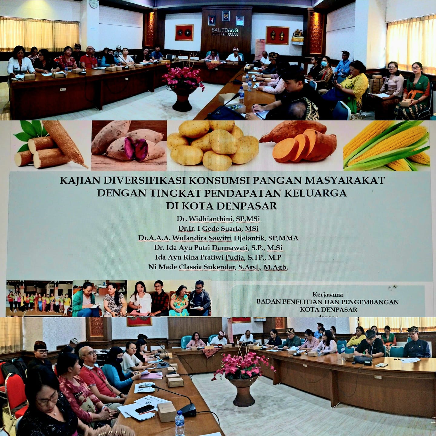 FGD Kajian Diversifikasi Konsumsi Pangan Masyarakat Dengan Tingkat Pendapatan Keluarga di Kota Denpasar