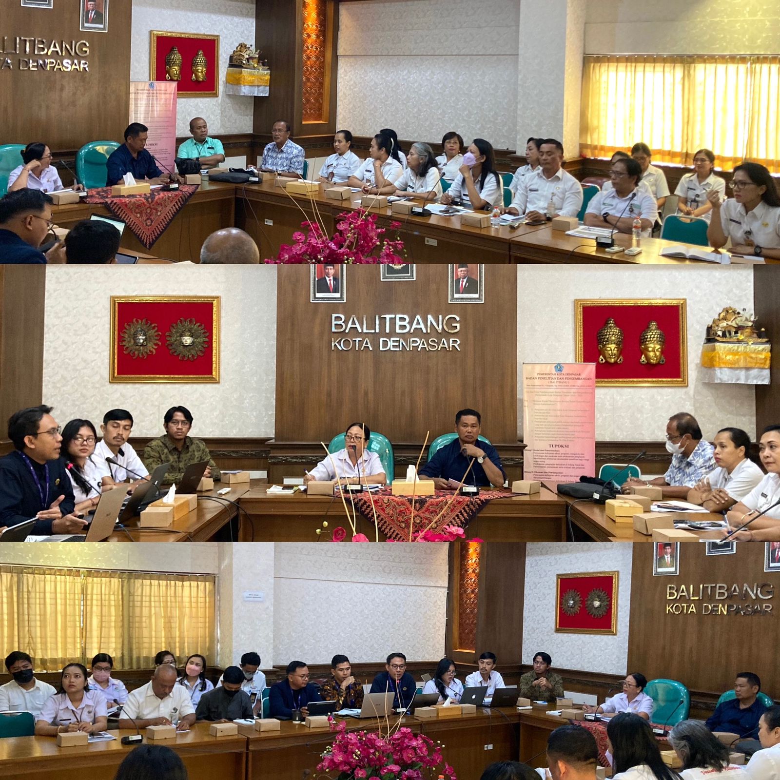 Rapat Membahas Proposal Awal Kajian Identifikasi Potensi Peningkatan PAD di Kota Denpasar.
