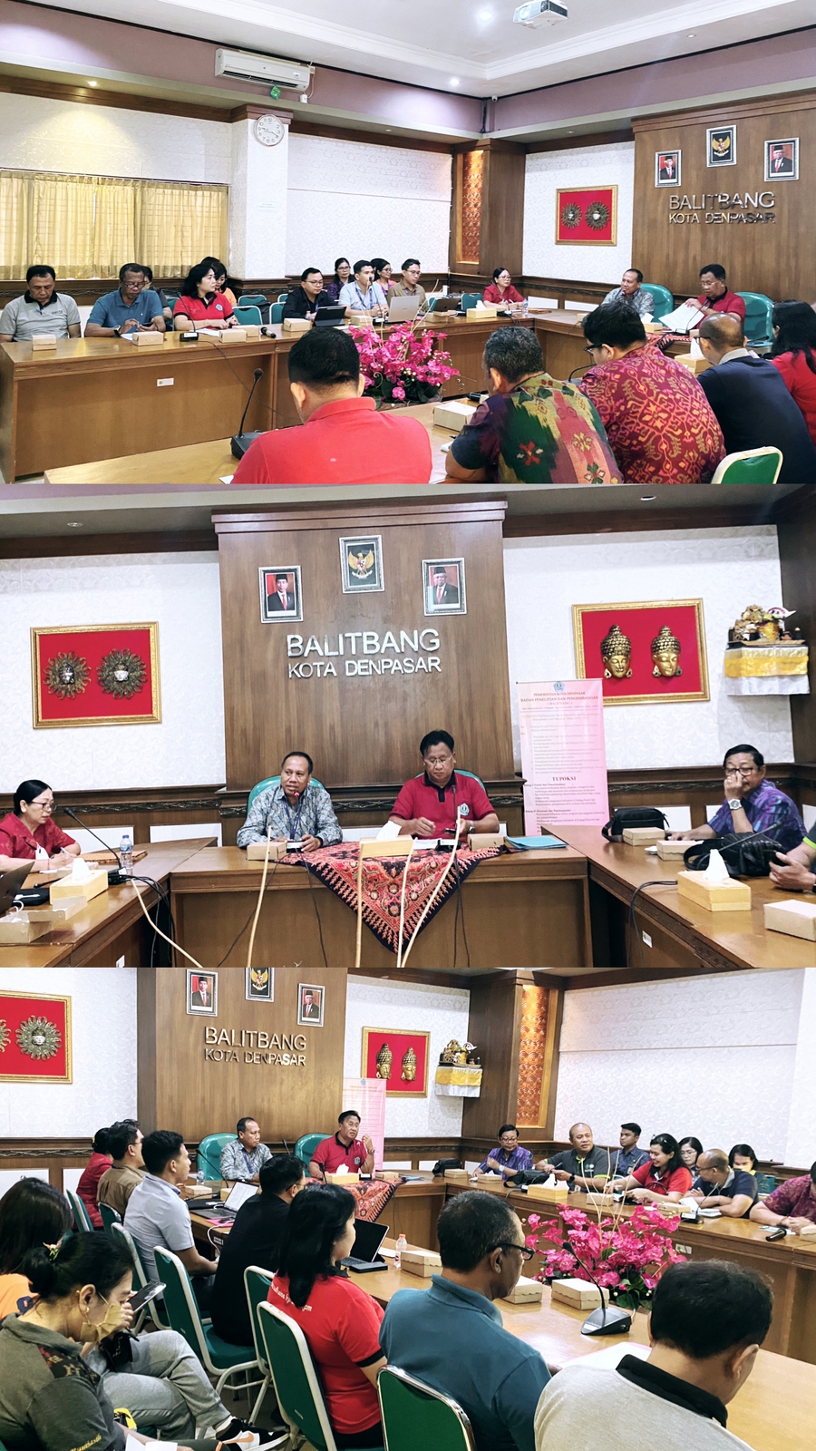 Rapat Persiapan Tim Surveyor Pada Kegiatan Kajian Identifikasi Potensi Peningkatan PAD di Kota Denpasar