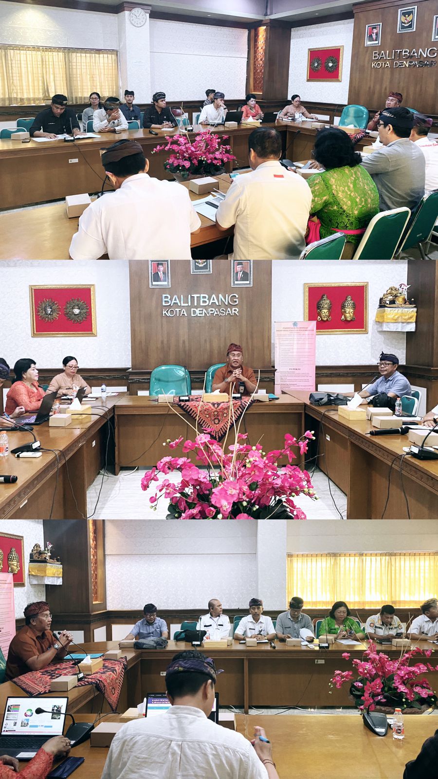 Rapat membahas proposal awal Kajian Pencegahan dan Penataan Kawasan Kumuh di Kota Denpasar 
