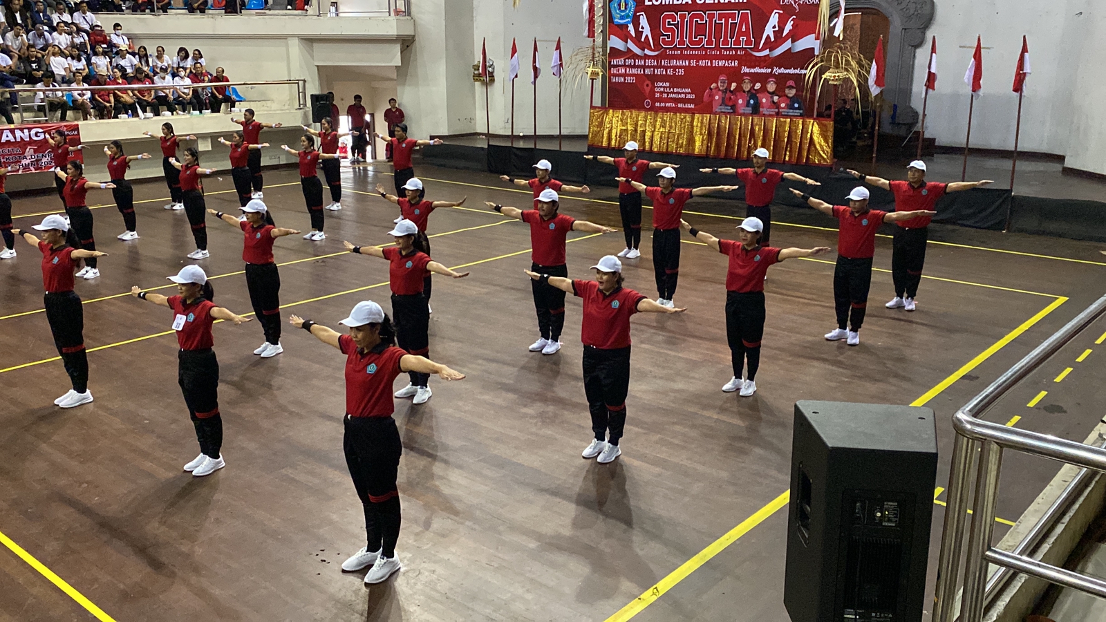 Senam Sicita Balitbang Kota Denpasr