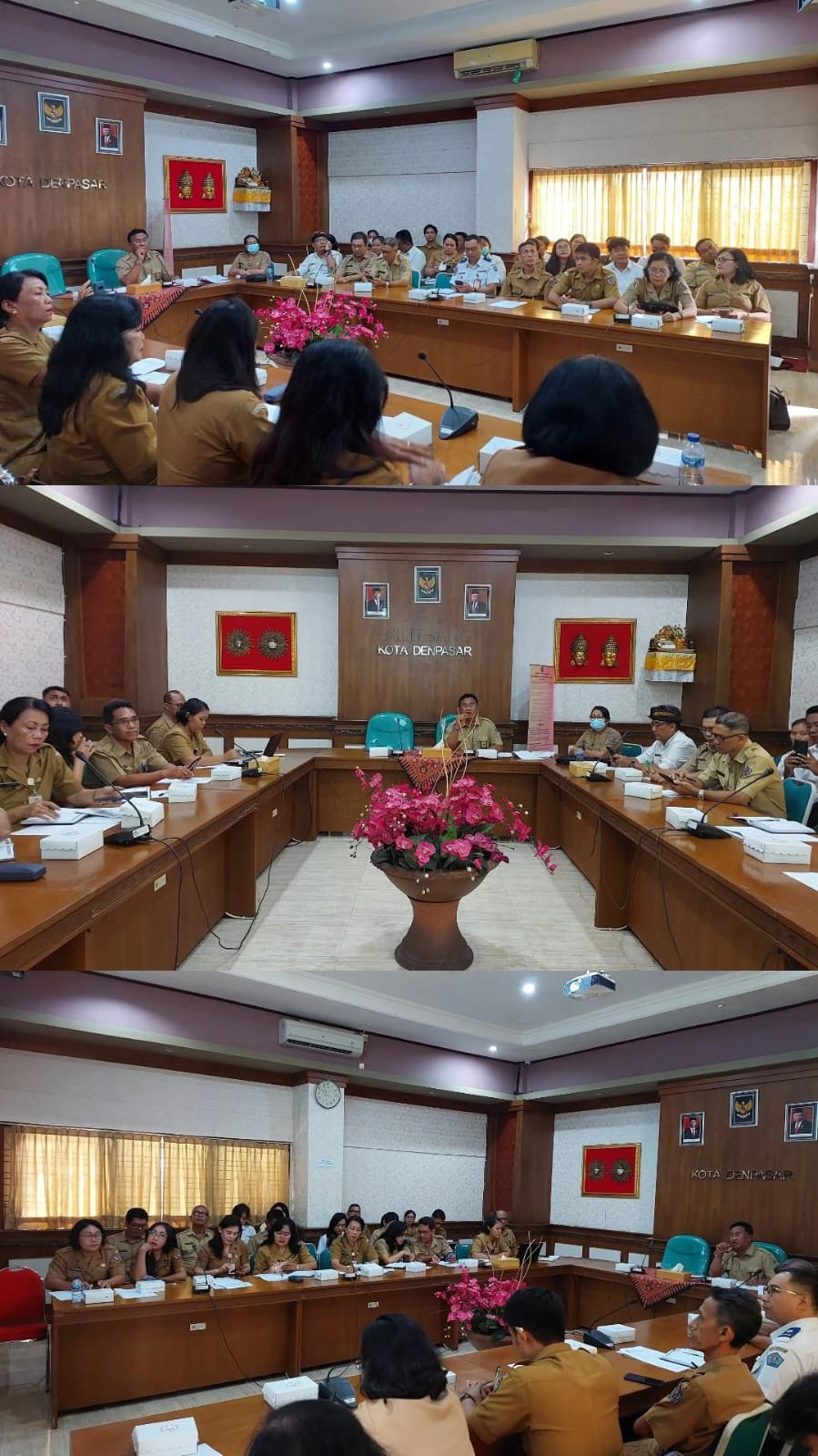 Rapat Membahas Hasil Indeks Inovasi Daerah 2023 Serta Rencana Aksi Peningkatan Indeks Inovasi Daerah Kota Denpasar 2024