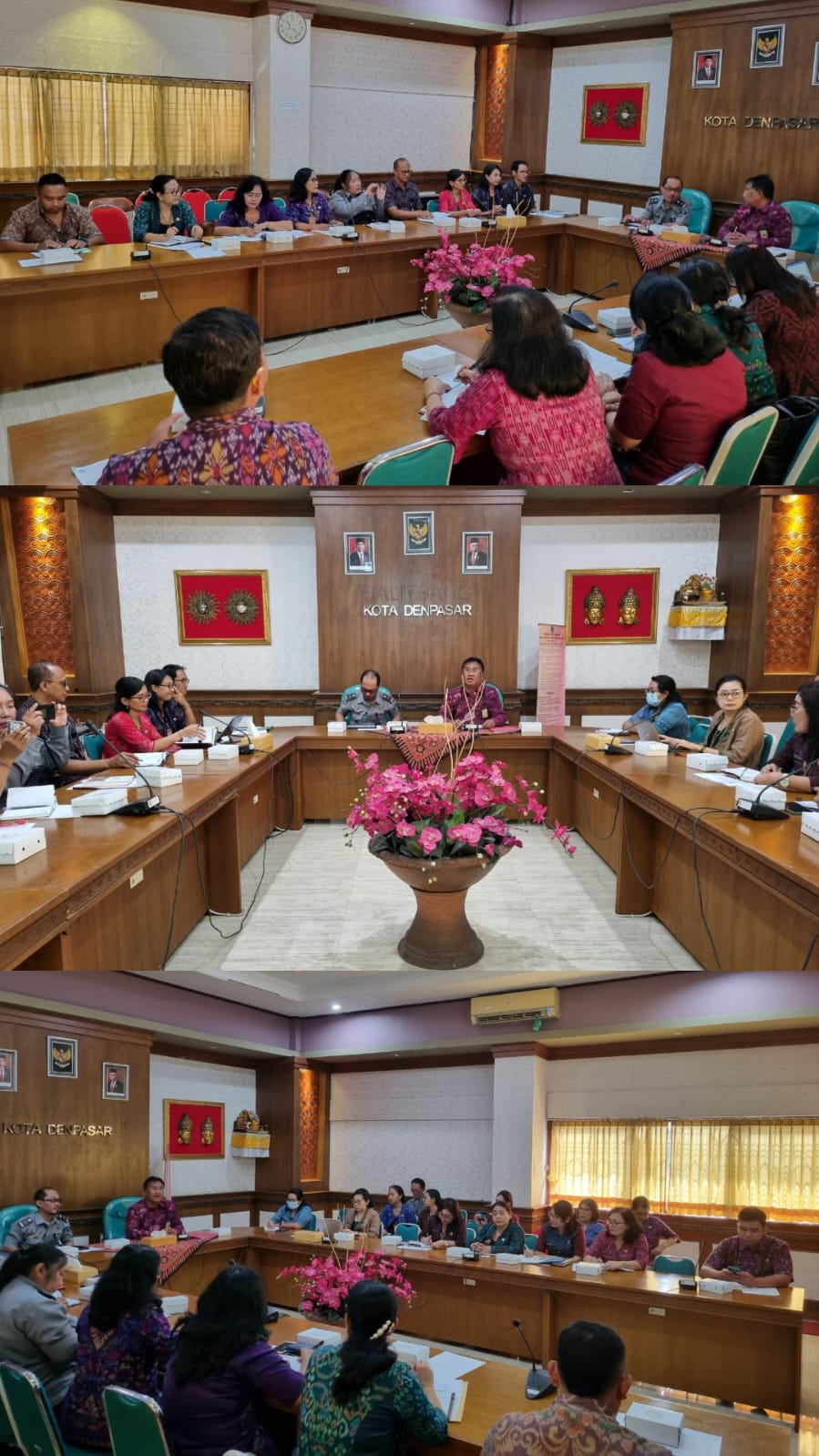 Rapat Pembahasan Pengelola Sentra KI Kota Denpasar