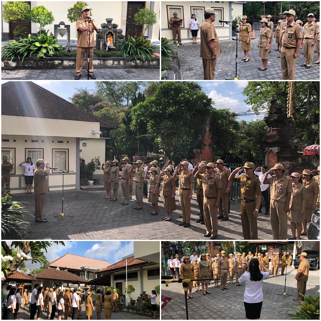 Apel Disiplin Ketiga Bulan Oktober 2024 Brida Kota Denpasar