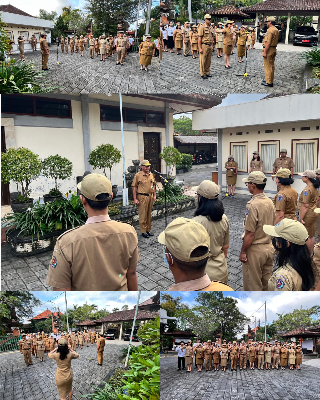 Apel Disiplin Dipimpin Oleh Sekda Kota Denpasar