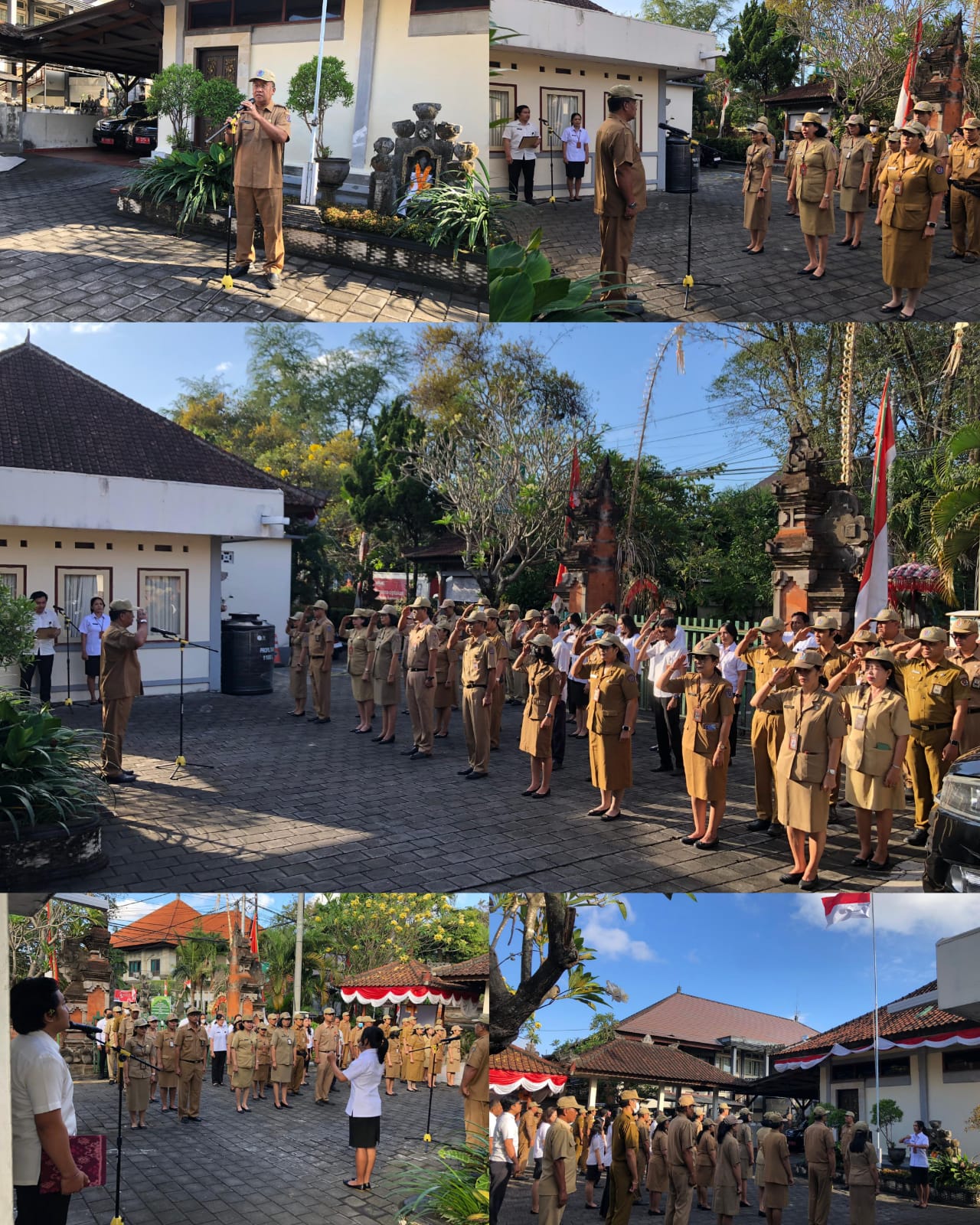 Apel Disiplin Keempat Bulan Agustus 2024 Brida Kota Denpasar
