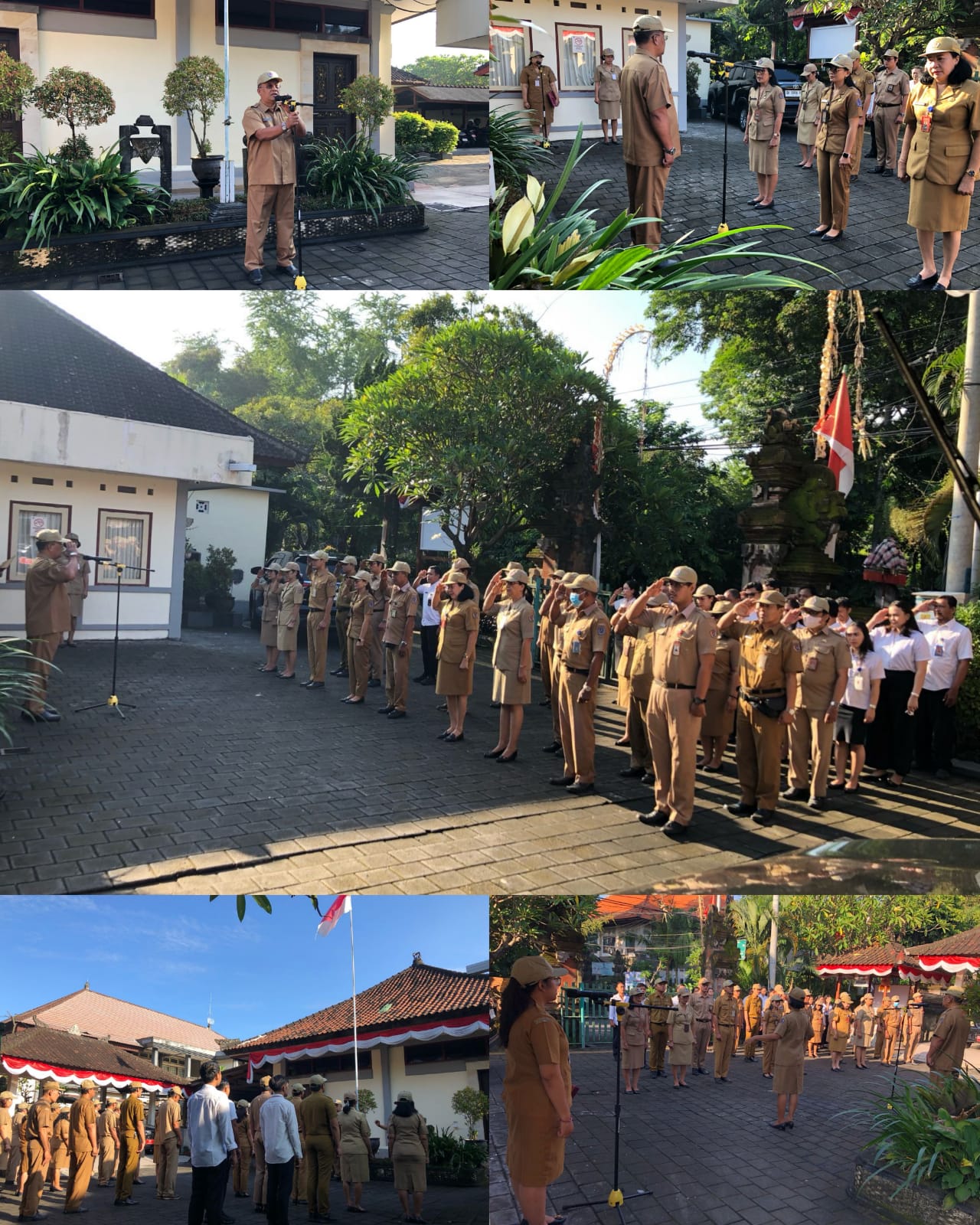 Apel Disiplin Pertama Bulan Maret 2025 Brida Kota Denpasar