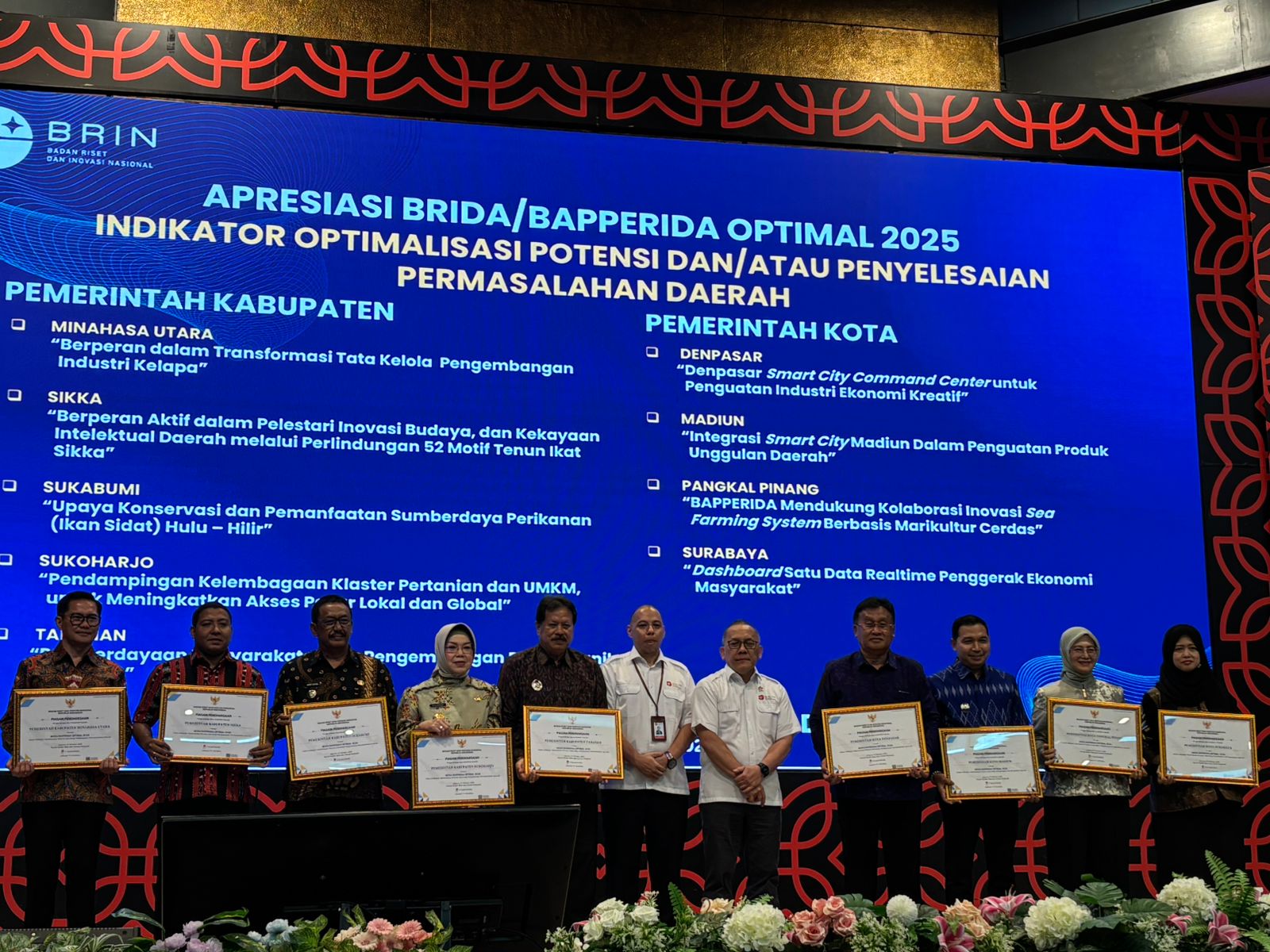 BRIDA Kota Denpasar Raih Apresiasi BRIDA Optimal 2025