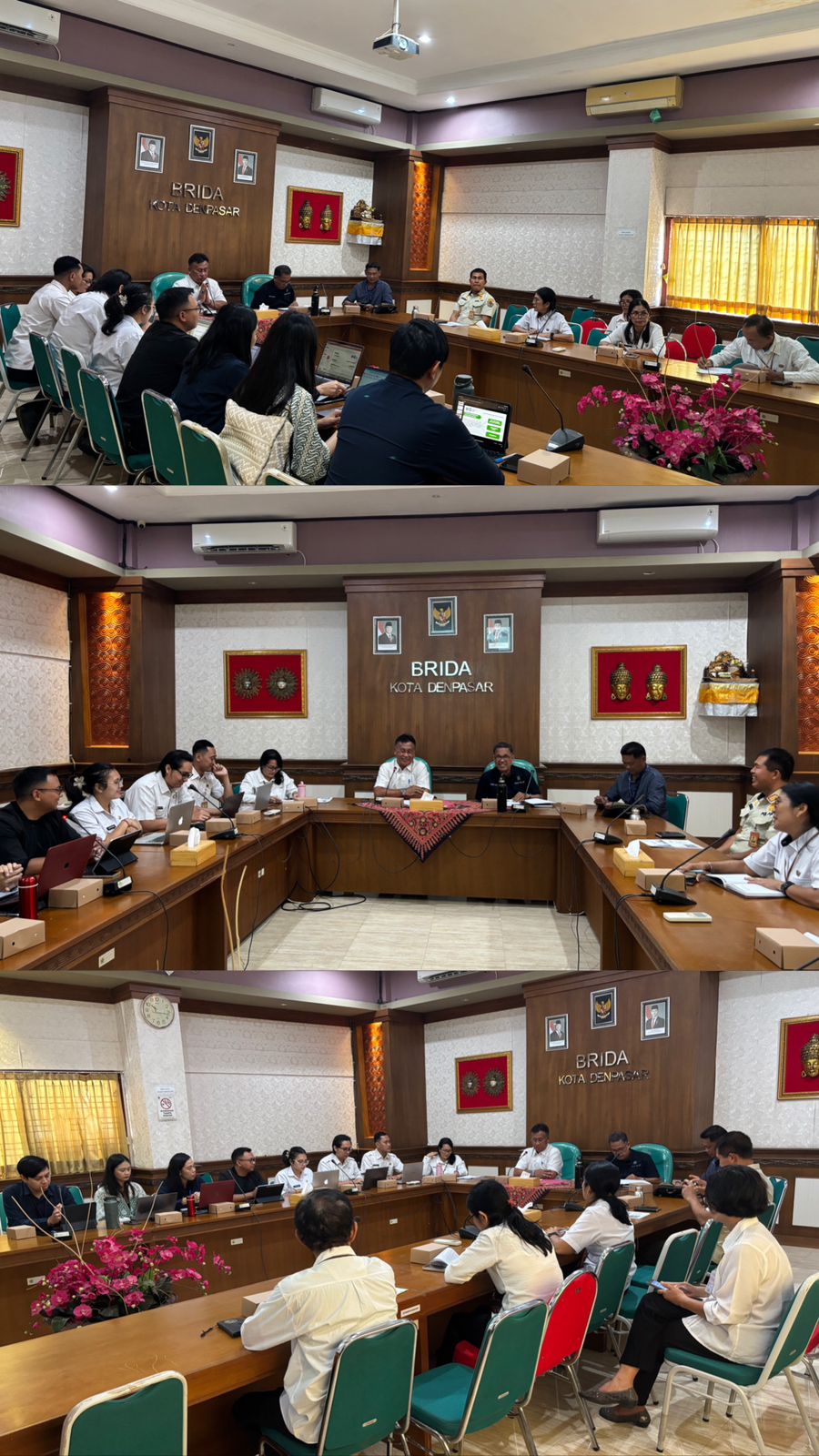 Rapat Pembahasan Draf Laporan Akhir dan Persiapan Focus Group Discussion (FGD) Kajian Jumlah Ideal Anggota Satuan Polisi Pamong Praja Kota Denpasar Tahun 2025