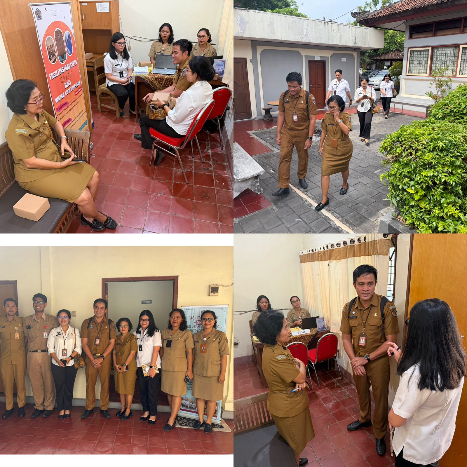 Pendampingan Persiapan Visitasi Monev KIP 2025 dari Dinas Komunikasi, Informatika dan Statistik Kota Denpasar.