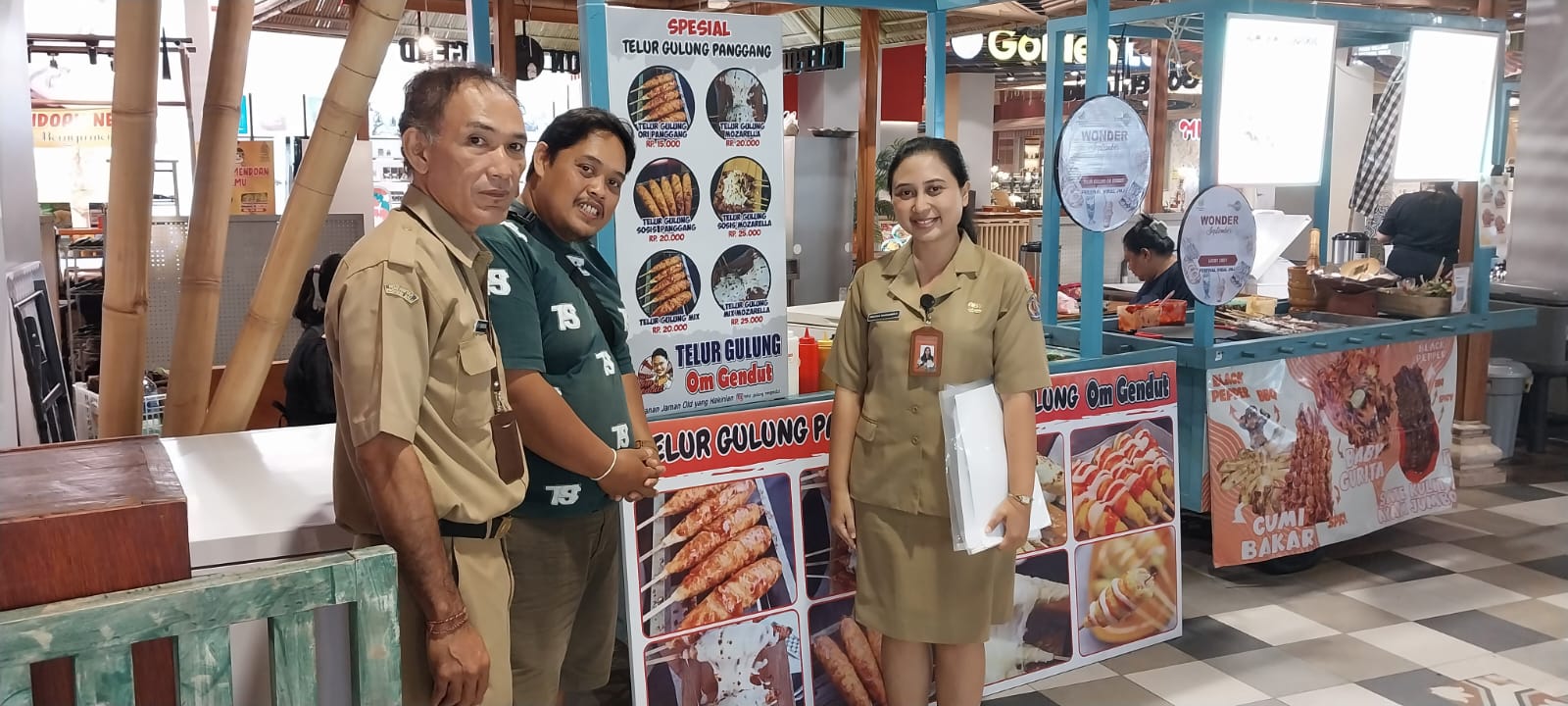 Kunjungan Lapangan Fasilitasi Pendaftaran Merek Camilan Om Gendut