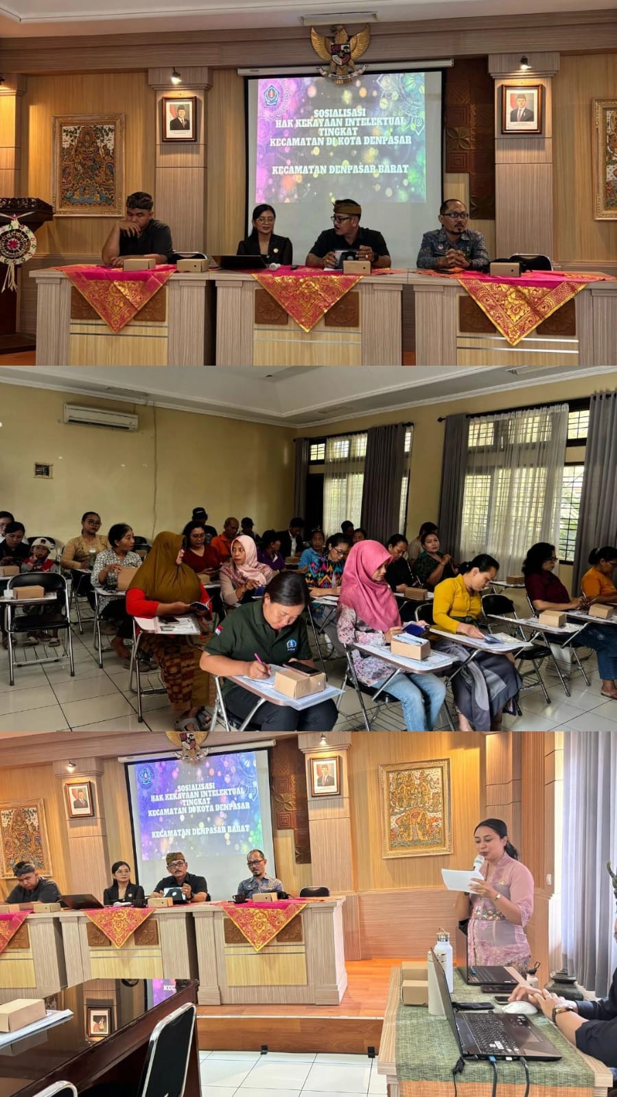 Sosialisasi Hak Kekayaan Intelektual Di Kecamatan Denpasar Barat