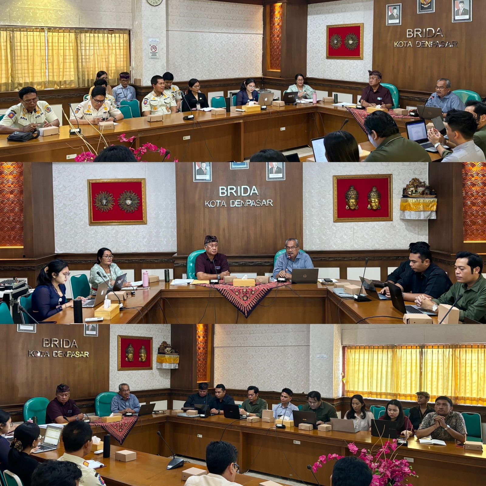 Rapat Pembahasan Hasil Rekomendasi Kajian Pemetaan Daerah Rawan Gangguan Ketentraman dan Ketertiban Umum Kota Denpasar Tahun 2025 