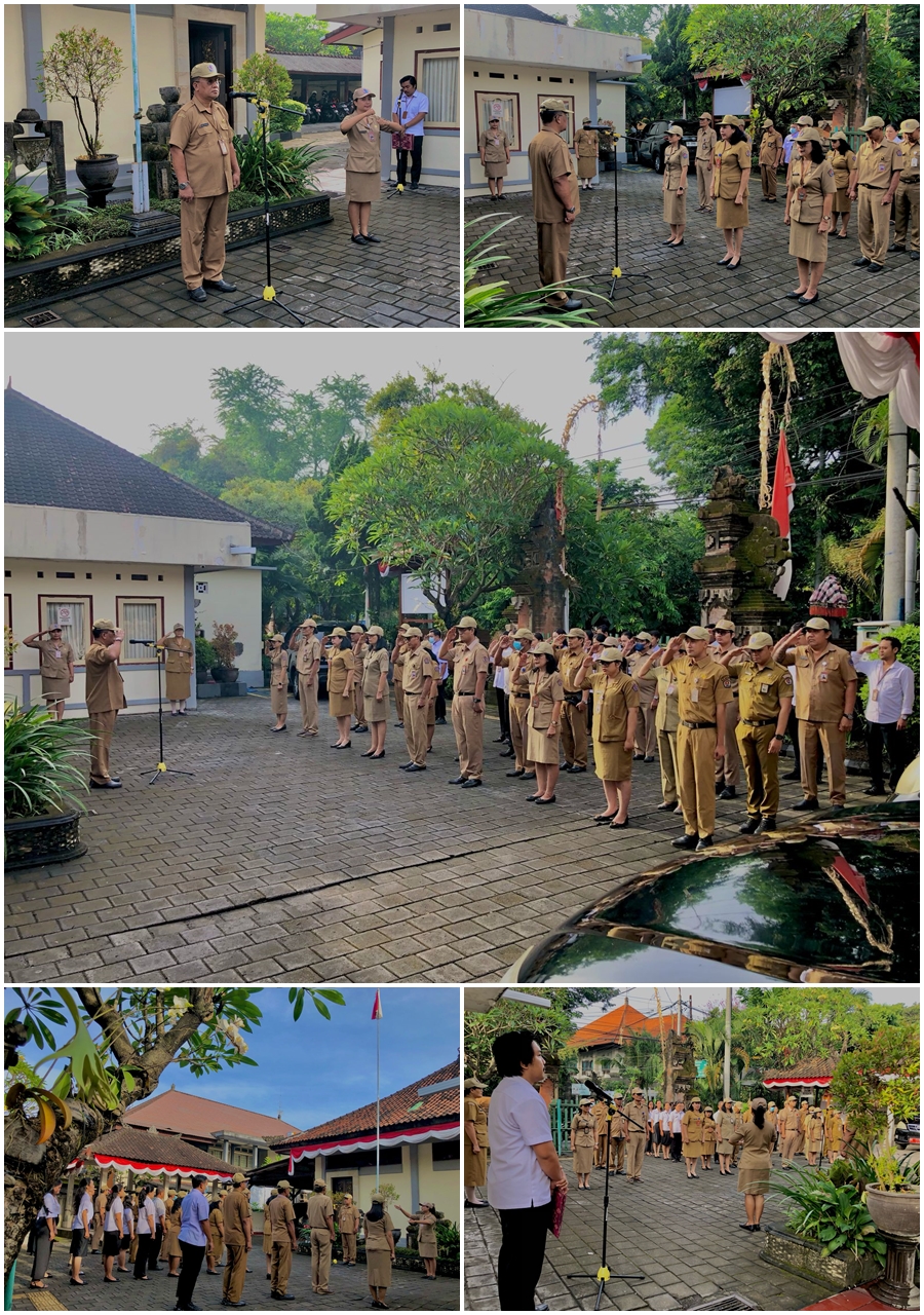 Apel Disiplin Kedua Bulan Maret 2025 Brida Kota Denpasar