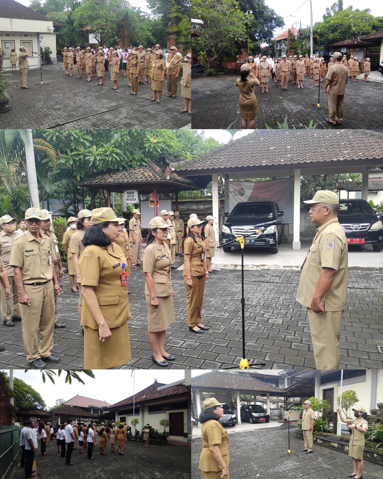 Apel Disiplin Ketiga Bulan Januari 2025 Brida Kota Denpasar