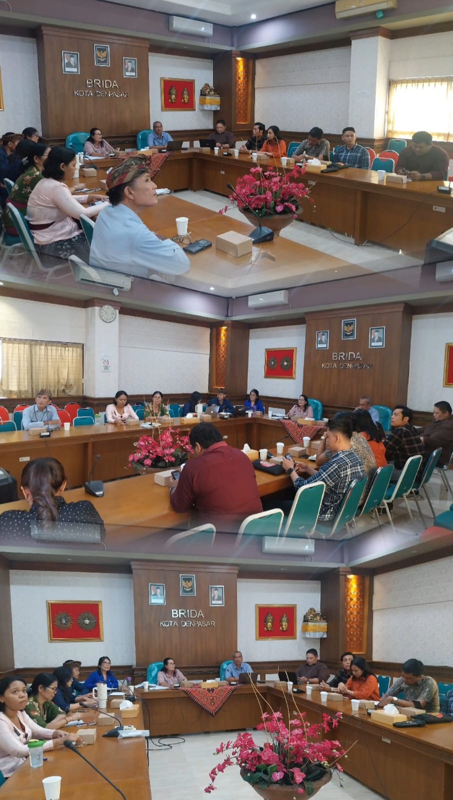 Rapat  Persiapan Survey Kajian Pemetaan Daerah Rawan Gangguan Ketenteraman dan Ketertiban Umum Kota Denpasar Tahun 2025