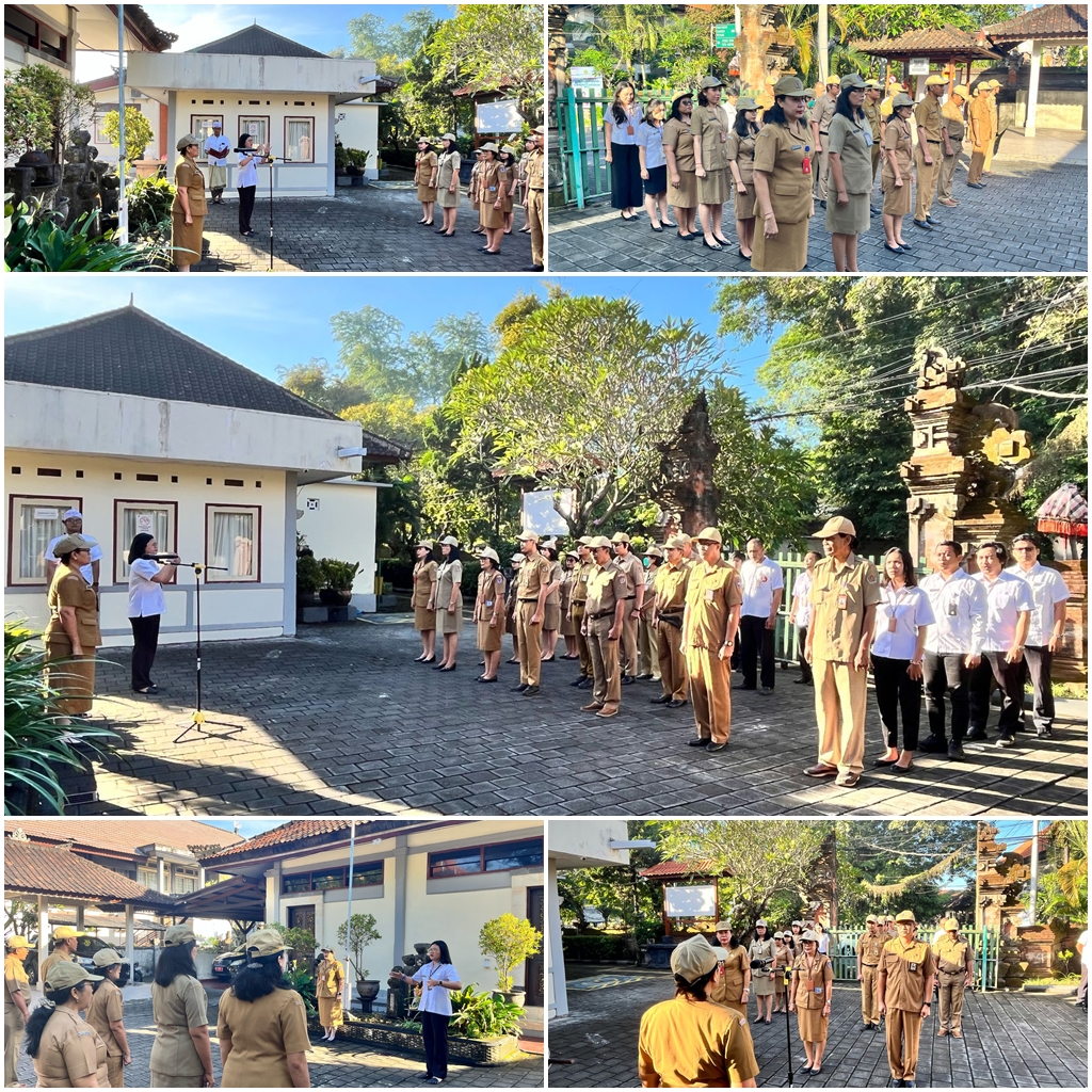 Apel Disiplin Kedua Bulan April 2025 Brida Kota Denpasar