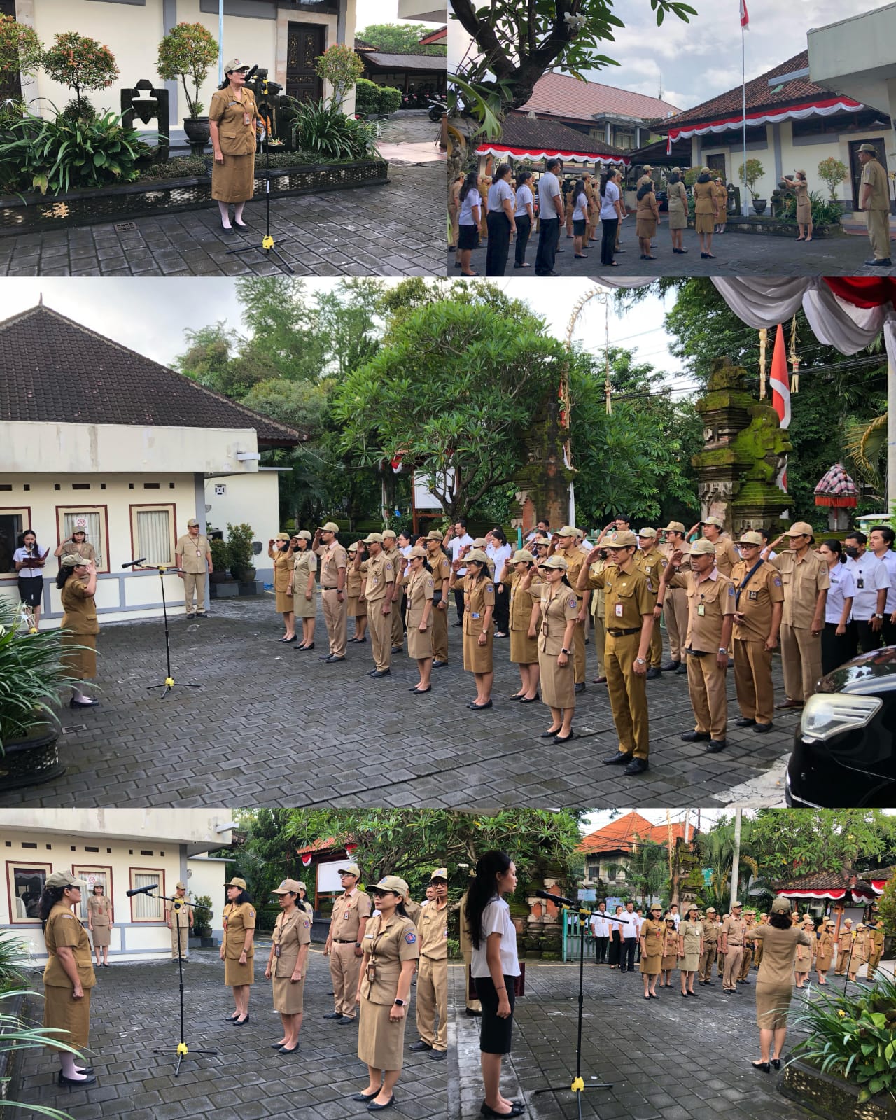 Apel Disiplin Ketiga Bulan Februari 2025 Brida Kota Denpasar
