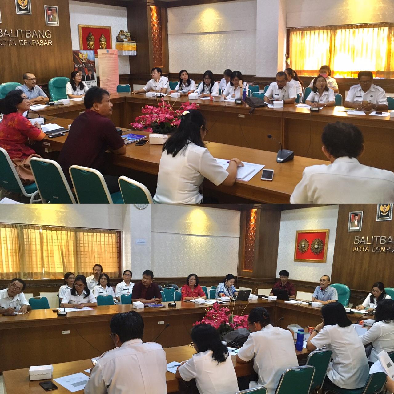Rapat Presentasi Akhir Hasil Kegiatan Penelitian Sumber Daya Pertanian Berkelanjutan di Kota Denpasar