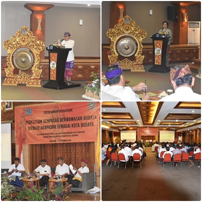FGD Penelitian Denpasar Berwawasan Budaya Menuju Denpasar Sebagai Kota Budaya