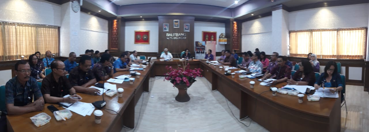 Rapat Pembahasan Draft Laporan Akhir Penelitian Potensi dan Tarif Retribusi di Kota Denpasar Tahun 2019