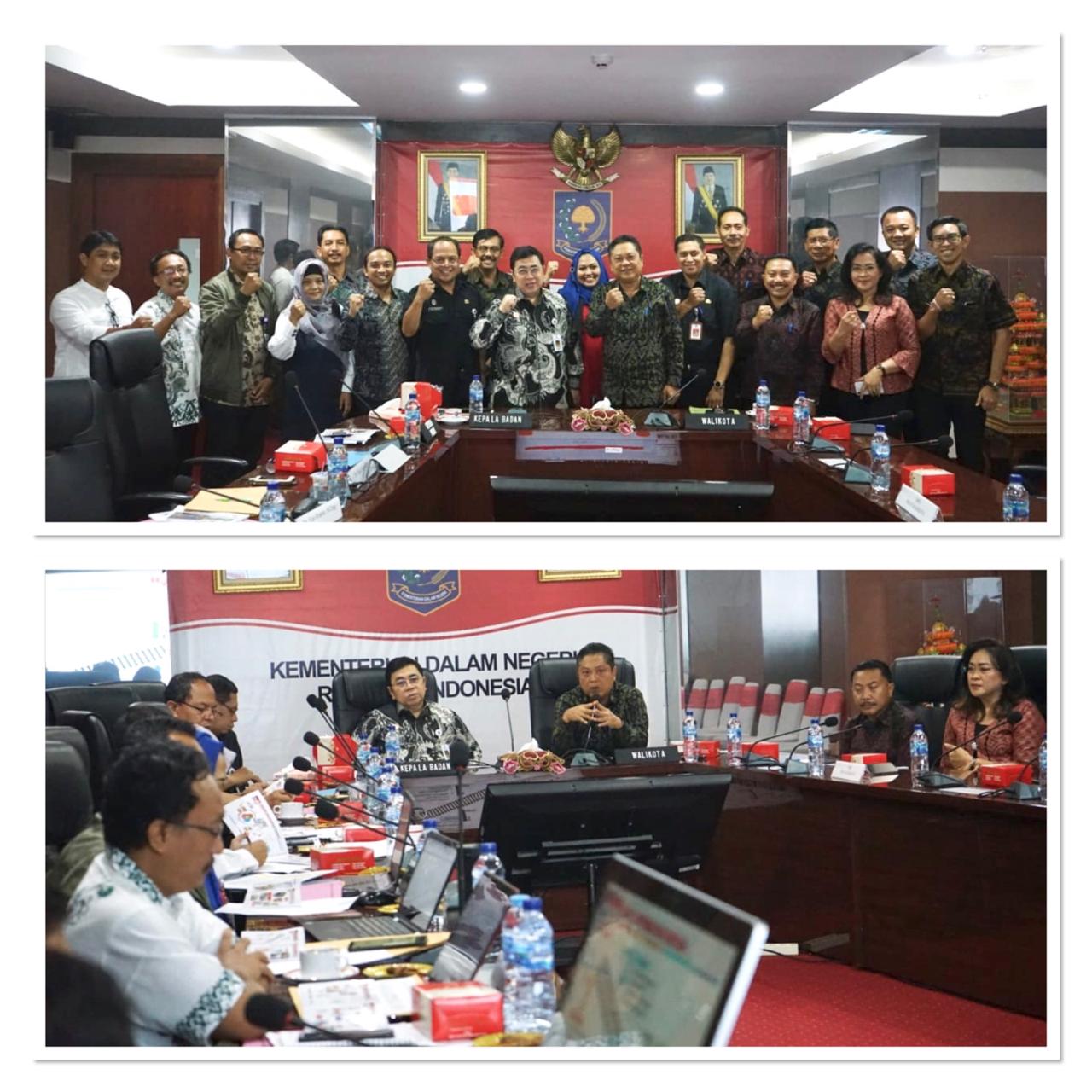 Tahapan Penilaian Presentasi Walikota Denpasar Dalam Rangka Pemberian Penghargaan Innovative Government Award (IGA) Tahun 2019