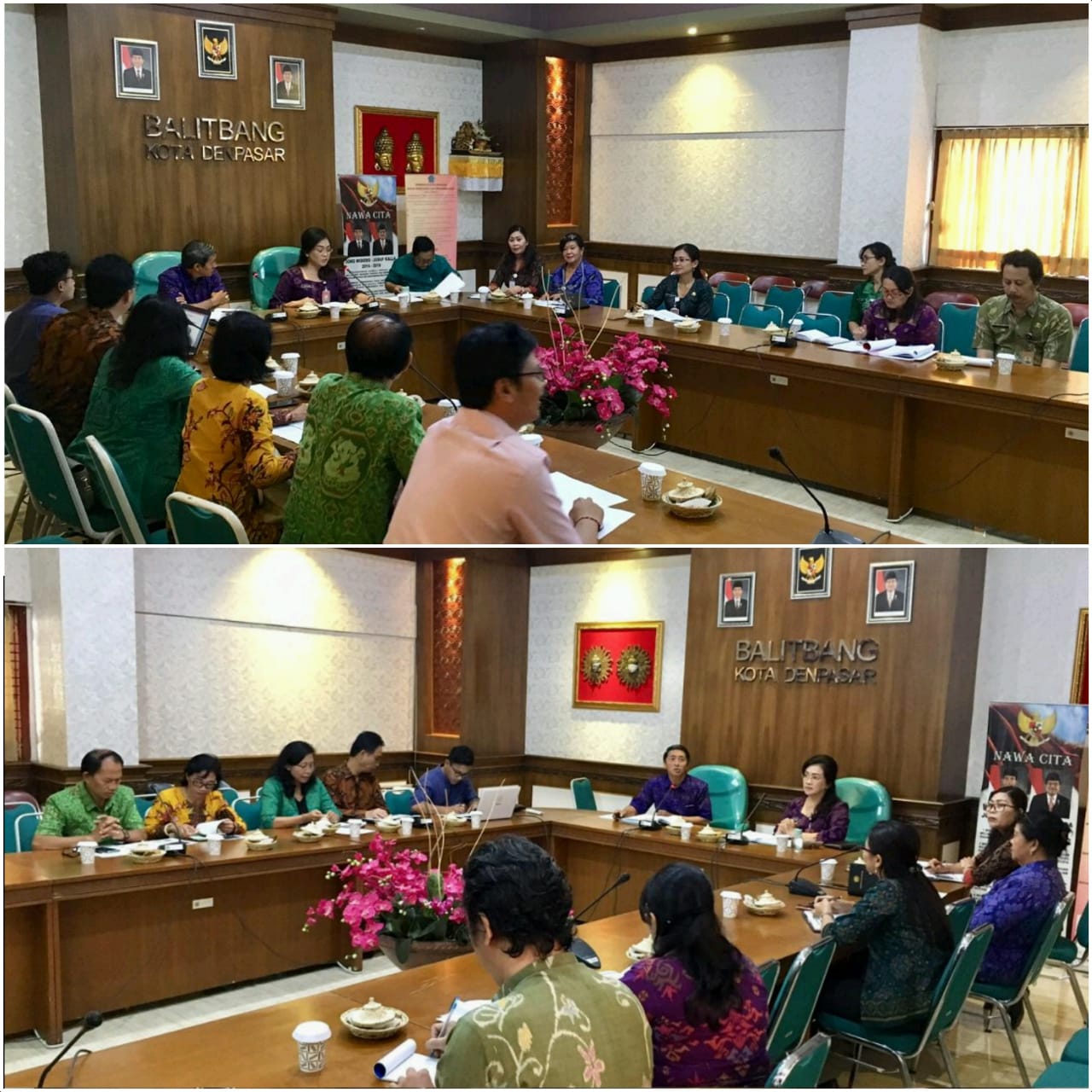 Rapat Laporan Hasil Survey Penelitian Peran Ekonomi Kreatif Dalam Perekonomian Kota Denpasar 