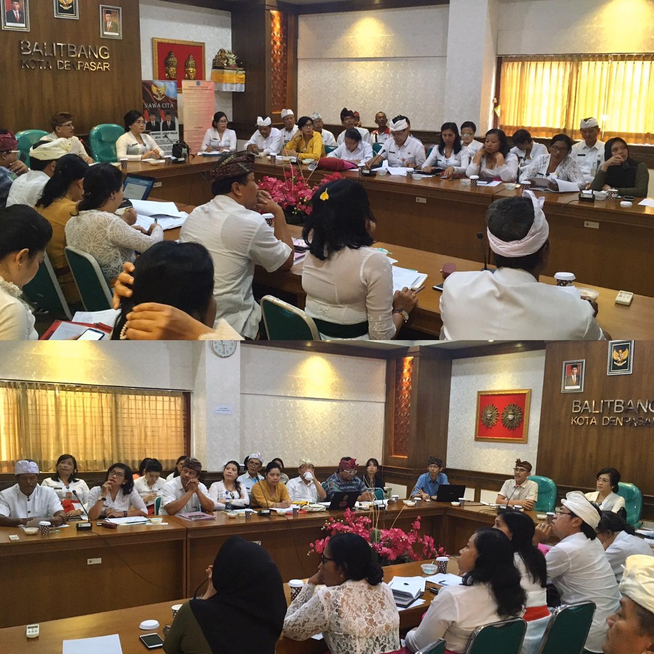 Rapat Informasi Awal Terkait Hasil Akhir Penelitian Sumber Daya Pertanian Berkelanjutan di Kota Denpasar
