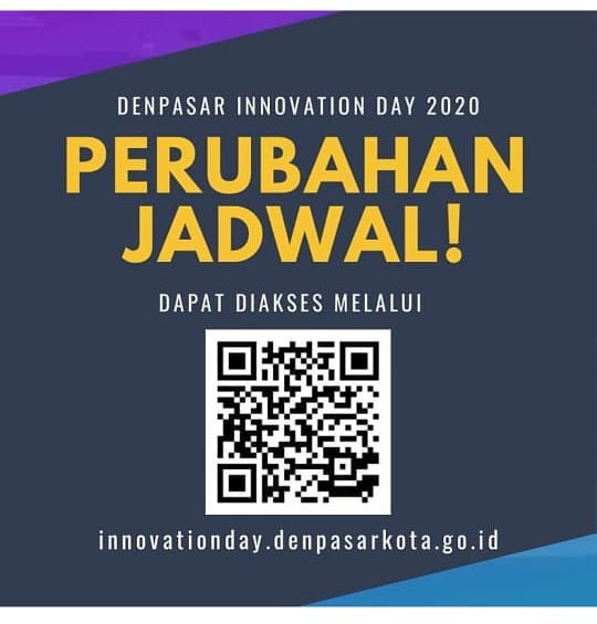 Perubahan Jadwal Denpasar Innovation Day (DID) 2020