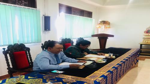 Pembahasan dan Penandatanganan MOU Pemerintah Kota Denpasar (Balitbang) dengan UNHI ( LP2M Unhi)