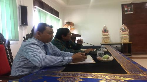 Pembahasan dan Penandatanganan MOU Pemerintah Kota Denpasar (Balitbang) dengan UNHI ( LP2M Unhi)