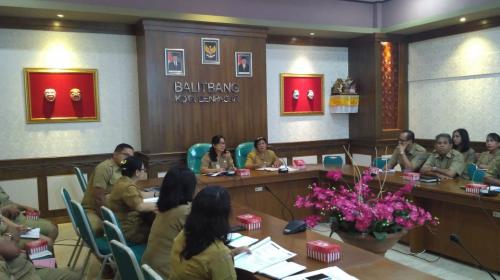 Rapat Koordinasi Balitbang Kota Denpasar Bulan Juli Tahun 2018