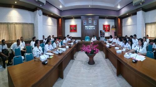 Rapat Koordinasi Intern Balitbang Kota Denpasar Bulan Januari 2019