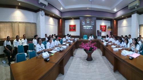 Rapat Koordinasi Intern Balitbang Kota Denpasar Bulan Januari 2019