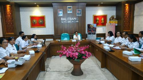 Rapat Koordinasi Intern Balitbang Kota Denpasar Bulan Januari 2019