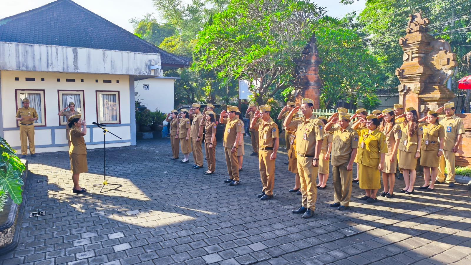 Apel Disiplin Pertama Bulan Mei 2026 BRIDA Kota Denpasar
