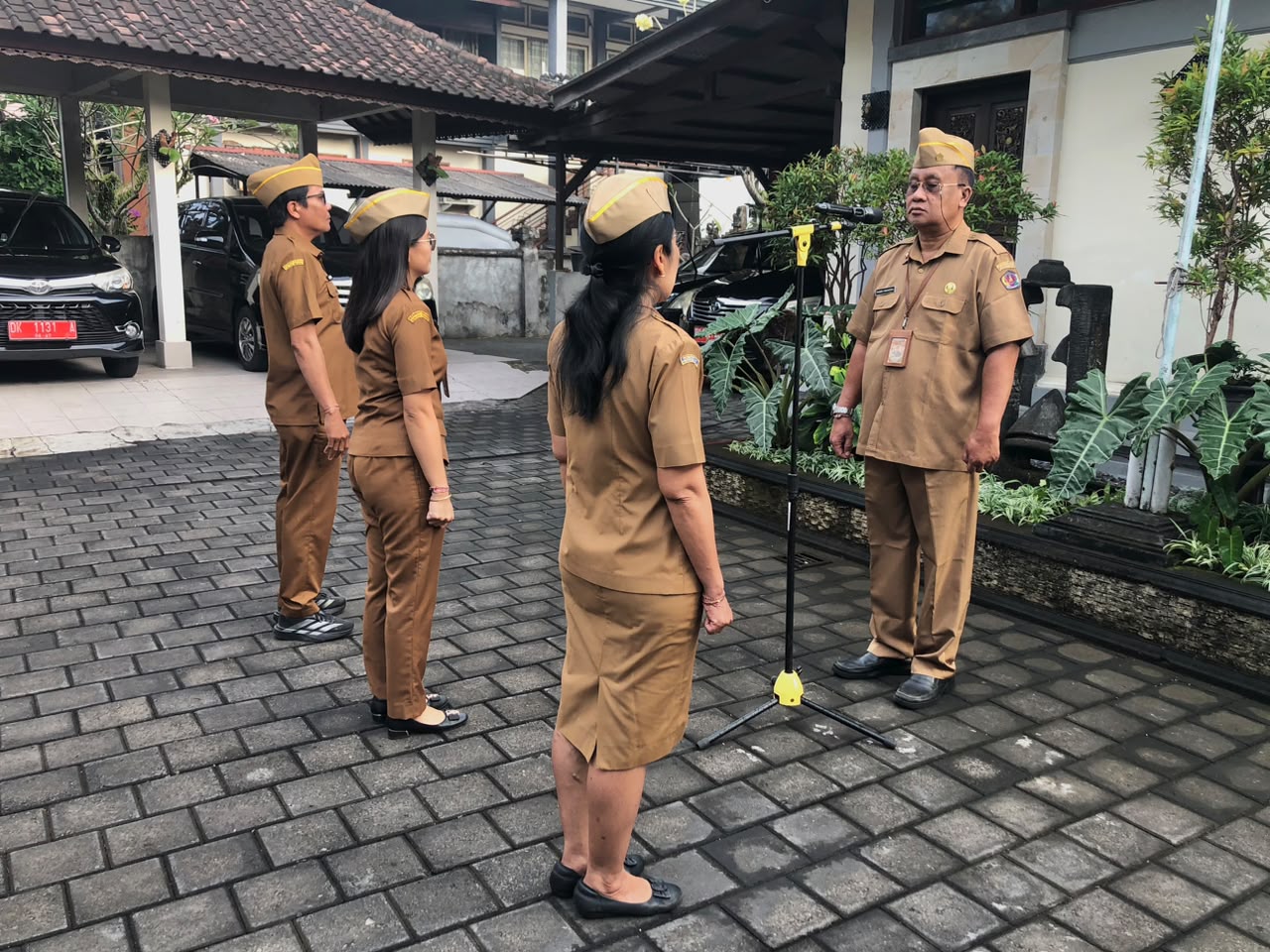 Apel Disiplin Pertama Bulan Agustus 2026 BRIDA Kota Denpasar