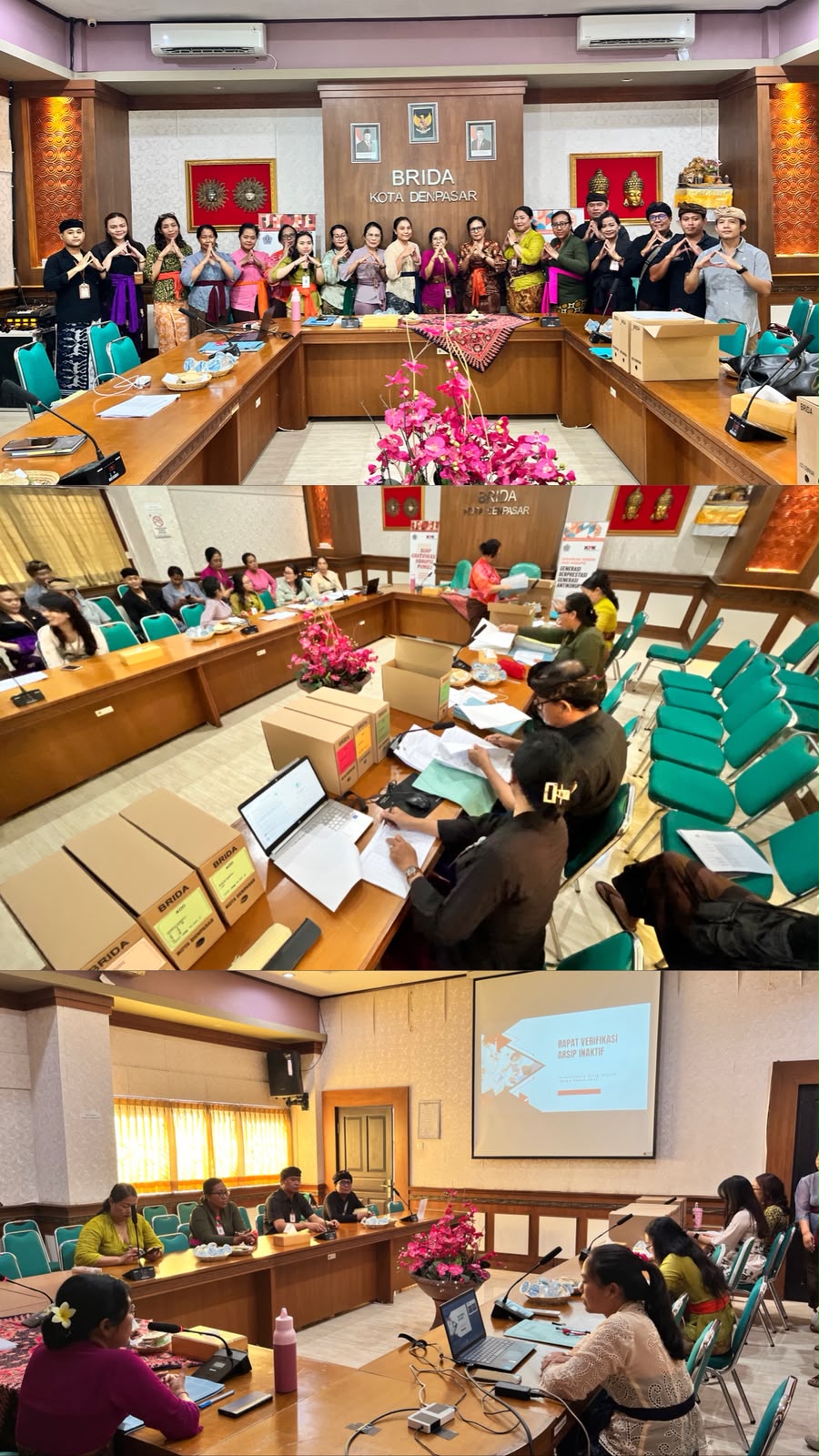 Rapat Penilaian dan Verifikasi Arsip Inaktif Usul Musnah